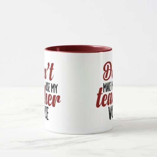 私に私の先生の声のマグを使用させます マグカップ (中央)