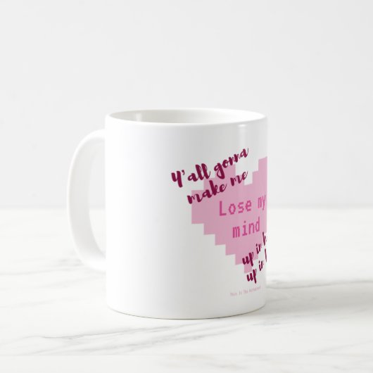 私に私の心を失わせます行っている… コーヒーマグカップ (正面左)