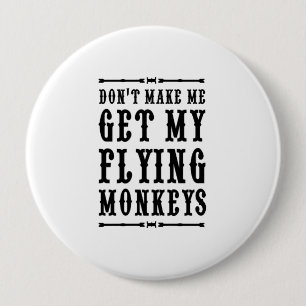 私に私の飛んでいるな猿を得させます 缶バッジ