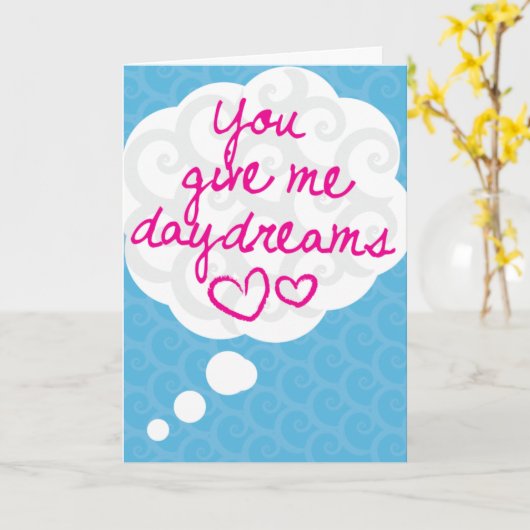 私に空想を与えます カード (黄色い花)