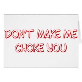 私に窒息させます