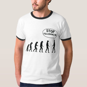 私に続くことを止めて下さい Tシャツ
