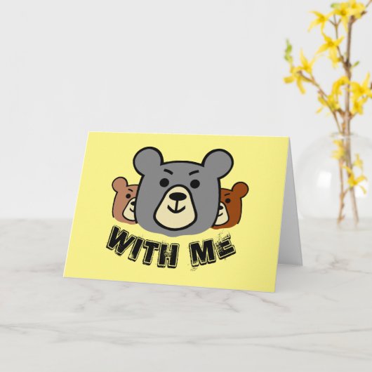 私に耐えろ カード (黄色い花)