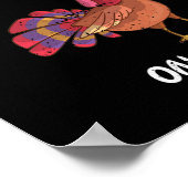 私に肉汁を注ぐ七面鳥の肉汁感謝祭 ポスター (角)