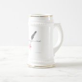 私に自由を与えますか、または私に死を与えて下さい ビールジョッキ (正面右)