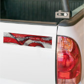 私に自由を与えますか、または私に死パトリック・ヘンリーを与えて下さい バンパーステッカー (トラック上)