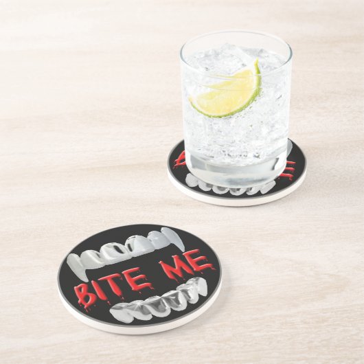 私に血と歯のコースターをかむ コースター (側面)