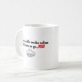 私に行くcaffeモカバリウムのウォッカのラテがあります コーヒーマグカップ (正面左)