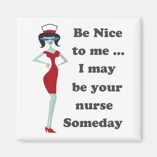 私に親切にして下さい マグネット (正面)