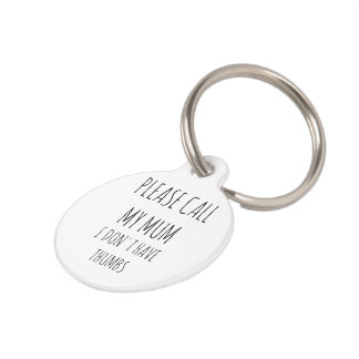 私に親指のドッグカラーのラベルがありません ペット　ネームタグ