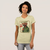 私に言ってるの？ - 怒った犬のキャラクター Tシャツ (正面フル)