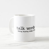 私に言葉数の多い話 コーヒーマグカップ (正面左)