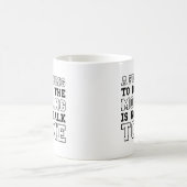 私に話さない コーヒーマグカップ (中央)