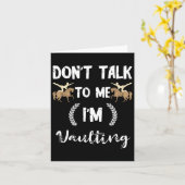 私に話さないImヴォールティング馬車庫 カード (黄色い花)