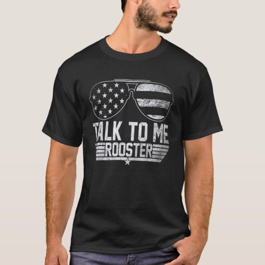 私に話しかけてニワトリ Tシャツ (正面)