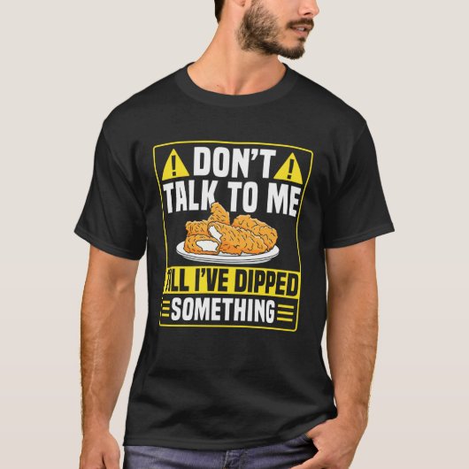 私に話しかけないで チキンテンダー1 Tシャツ (正面)