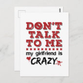 私に話しかけないで、俺の彼女はヤバイんだから ポストカード (正面/裏面)