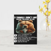 私に話しかける時に嫌なこと３つ カード (黄色い花)