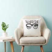 私に話しオタクギーク眼鏡ウィンキングアイグリーン クッション (椅子)