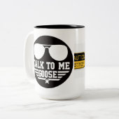 私に話すGoose Aviators Mag ツートーンマグカップ (正面左)