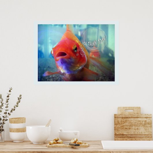 私に話を？ ポスター (キッチン)