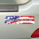 私に踏み付けない – Bumper Sticker バンパーステッカー (車上)