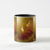 私に輝くドイツの羊飼い#1 マグカップ (中央)