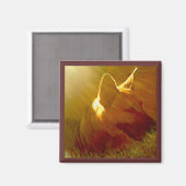 私に輝くドイツの羊飼い#1 マグネット (正面/裏面)