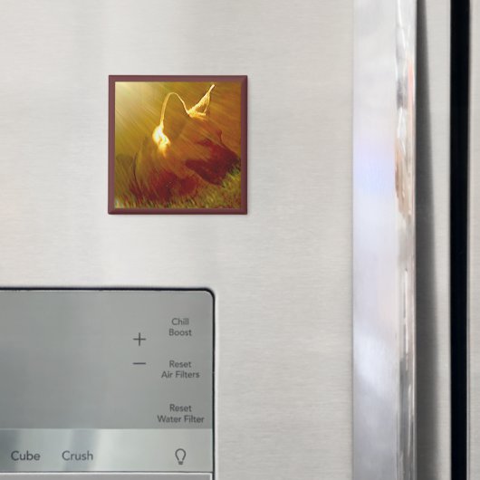 私に輝くドイツの羊飼い#1 マグネット (インサイチュ (冷蔵庫))