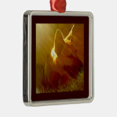 私に輝くドイツの羊飼い#1 メタルオーナメント (右)