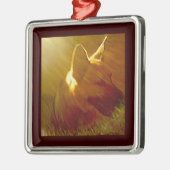 私に輝くドイツの羊飼い#1 メタルオーナメント (左)