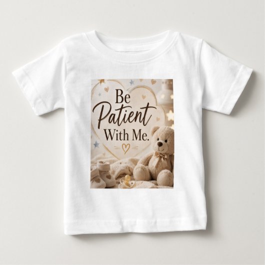 私に辛抱して ベビーTシャツ (正面)