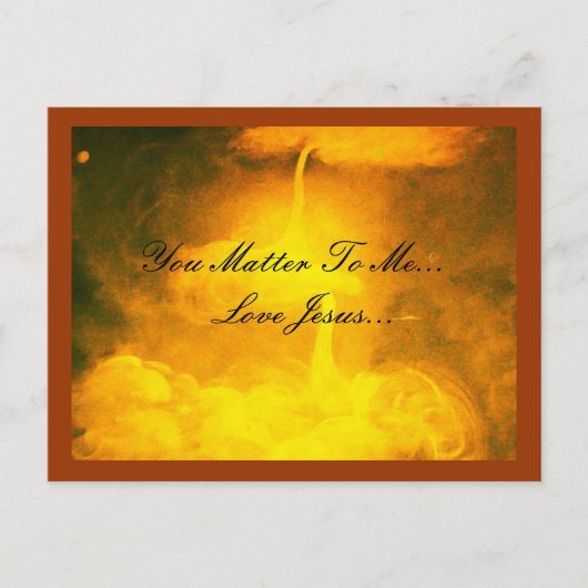 私に重要です ポストカード (正面)