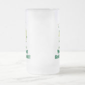 私に金ゴールドを得ません フロストグラスビールジョッキ (中央)