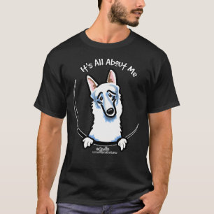 私に関する全てを白い独羊飼い Tシャツ