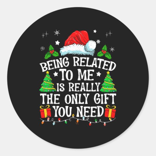 私に関係していることこそがあなたにとって本当に必要な唯一の贈り物なの ラウンドシール (正面)