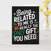 私に関係を持つことがあなたに必要な唯一の贈り物だ カード (黄色い花)