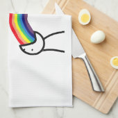 私に陽気なミームがあります キッチンタオル (四つ折り)