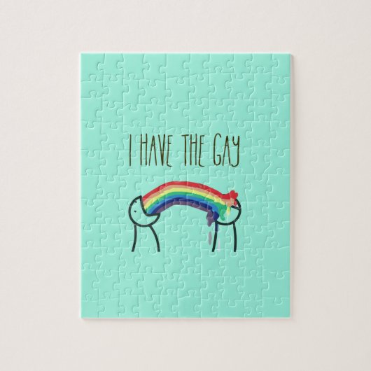 私に陽気なミームがあります ジグソーパズル (縦)