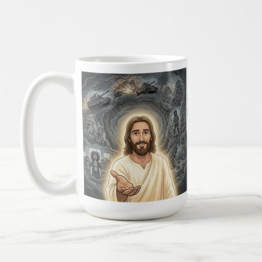 私に集中して コーヒーマグカップ (左)