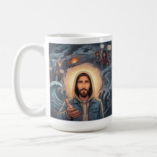 私に集中して コーヒーマグカップ (左)