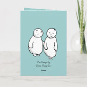 私に頼る – あなたがダウンした感じら カード (裏面)