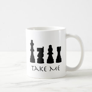 私に駒を取って下さい コーヒーマグカップ