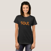 私に魂を話すヴィンテージソウルフルなジャズ音楽 Tシャツ (正面フル)