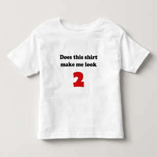 私に2枚の幼児の軽いワイシャツを見させます トドラーTシャツ