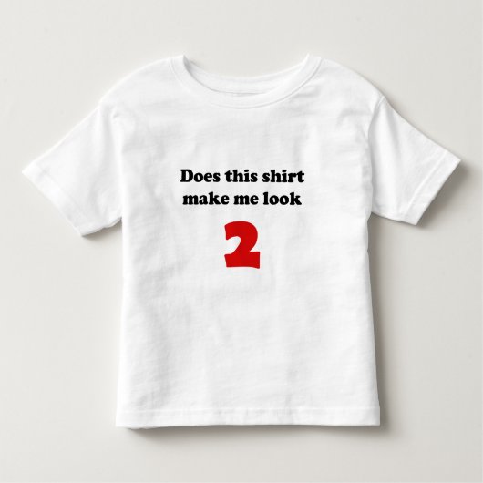 私に2枚の幼児の軽いワイシャツを見させます トドラーTシャツ (正面)