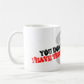 私に3人の娘のコーヒー・マグがある私をおびえさせません コーヒーマグカップ (左)