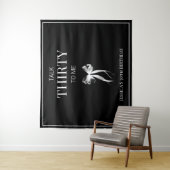 私に30歳を話すホワイトボウ30歳の誕生日パーティー タペストリー (インサイチュ)