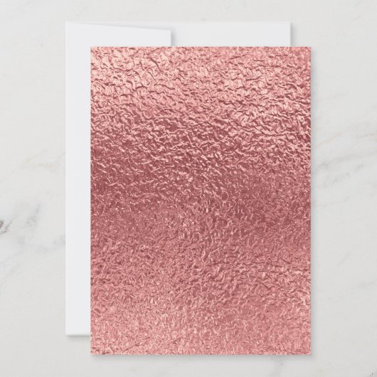 私に30歳を話す黒いバラ金ゴールド30歳の誕生日 招待状 (裏面)