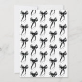 私に30話す白黒30誕生日パーティー 招待状 (裏面)